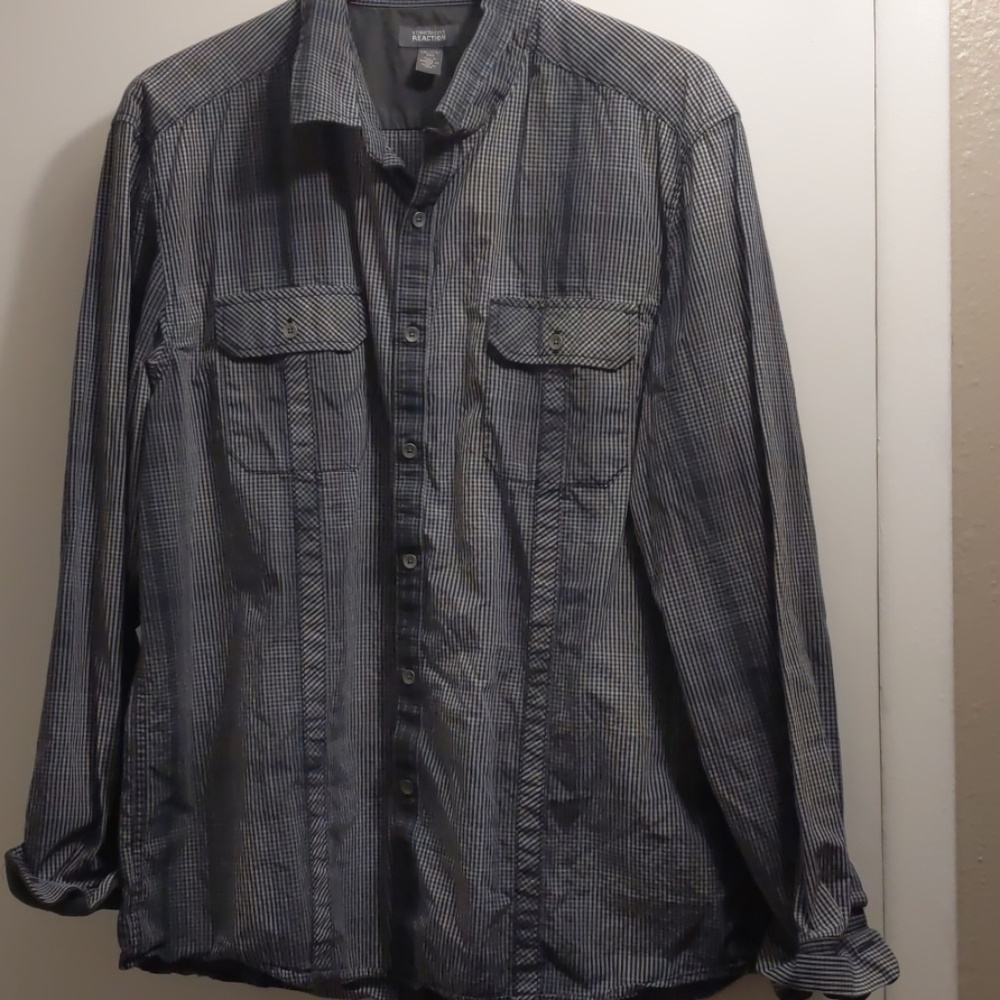 Kenneth Cole Men's Buttondown Shirt, XXL